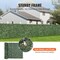 Green Silk Artificial Ivy Fence Panels with Plastic Frame Backing